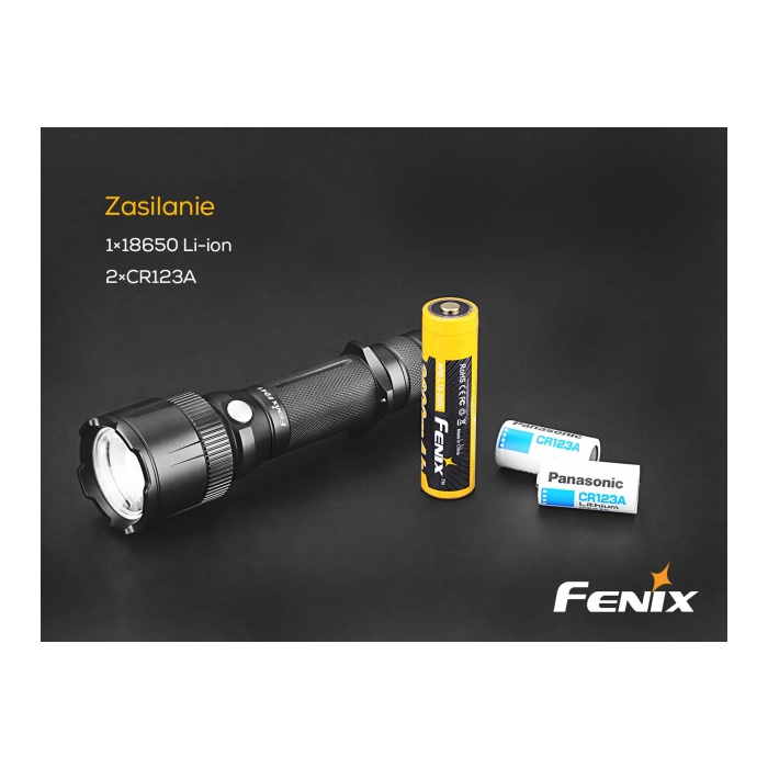 Latarka diodowa Fenix FD41 w zestawie z akumulatorem USB 2600 mAh
